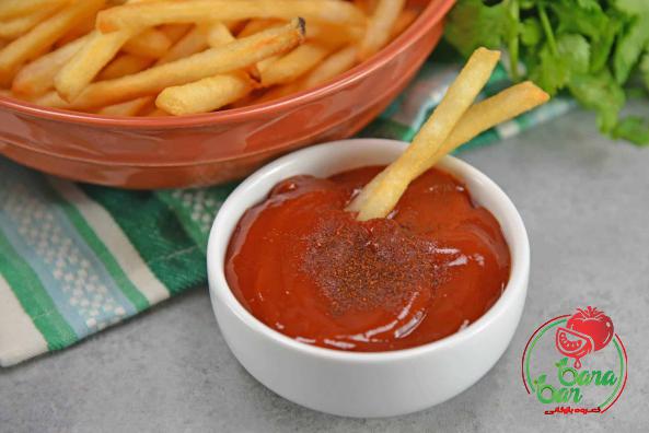 What is spicy ketchup made of?