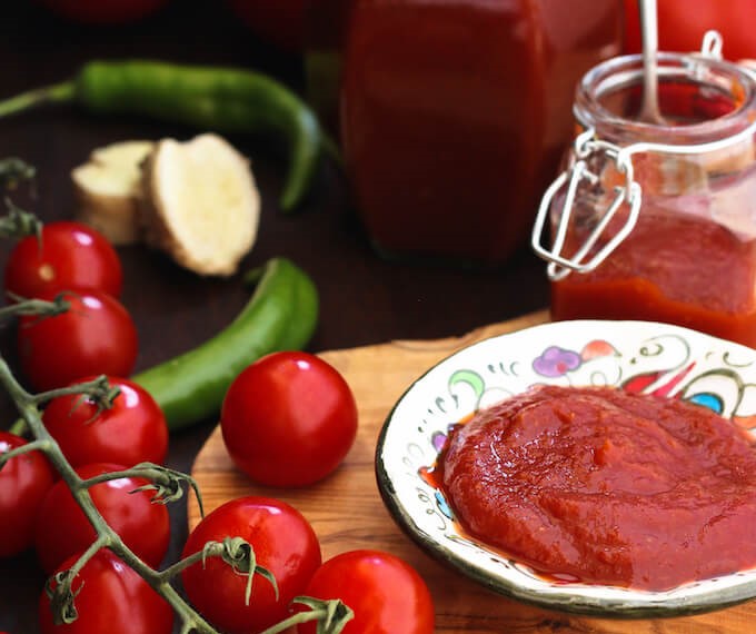 Tomato paste savory healthy Indian recipes