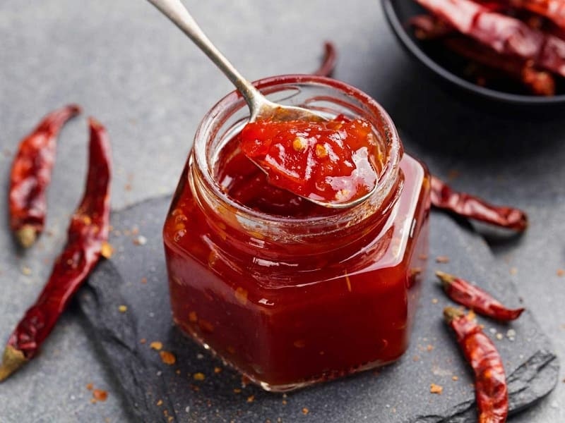 Price and buy chili sauce in jar + cheap sale